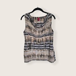 y2k cowl neck sleeveless blouse!